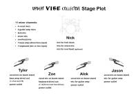Upbeat Vibe Collective stage plot